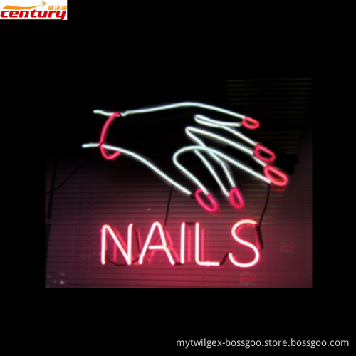 wholesale china factory price custom nails neon light sign